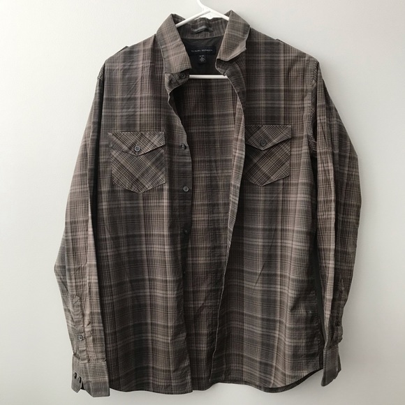 Banana Republic Brown Button-Up Shirt - Picture 3 of 5